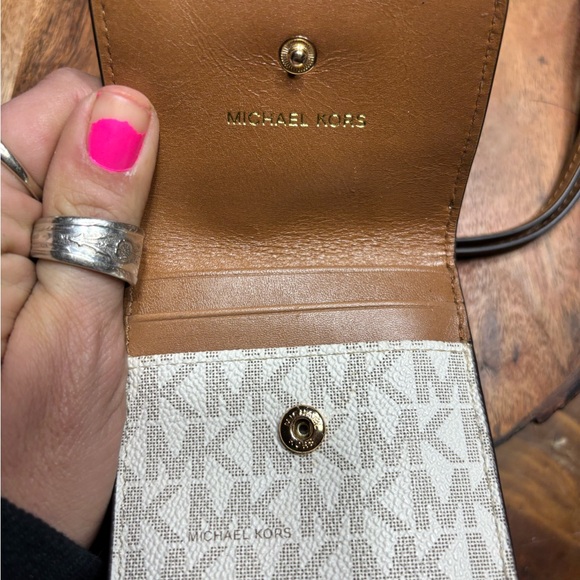 Michael Kors Beige Id lanyard - Picture 3 of 5